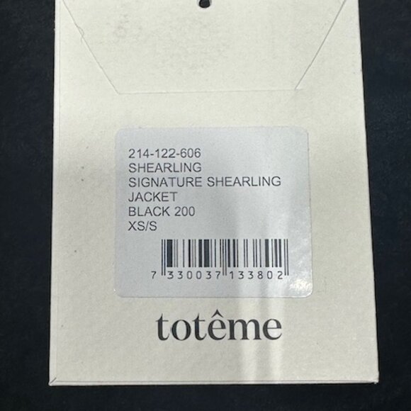 Authentic Toteme Women's Fur Zip-up Leather Jacket coat (MFSP $2500) XS/S - Picture 6 of 8